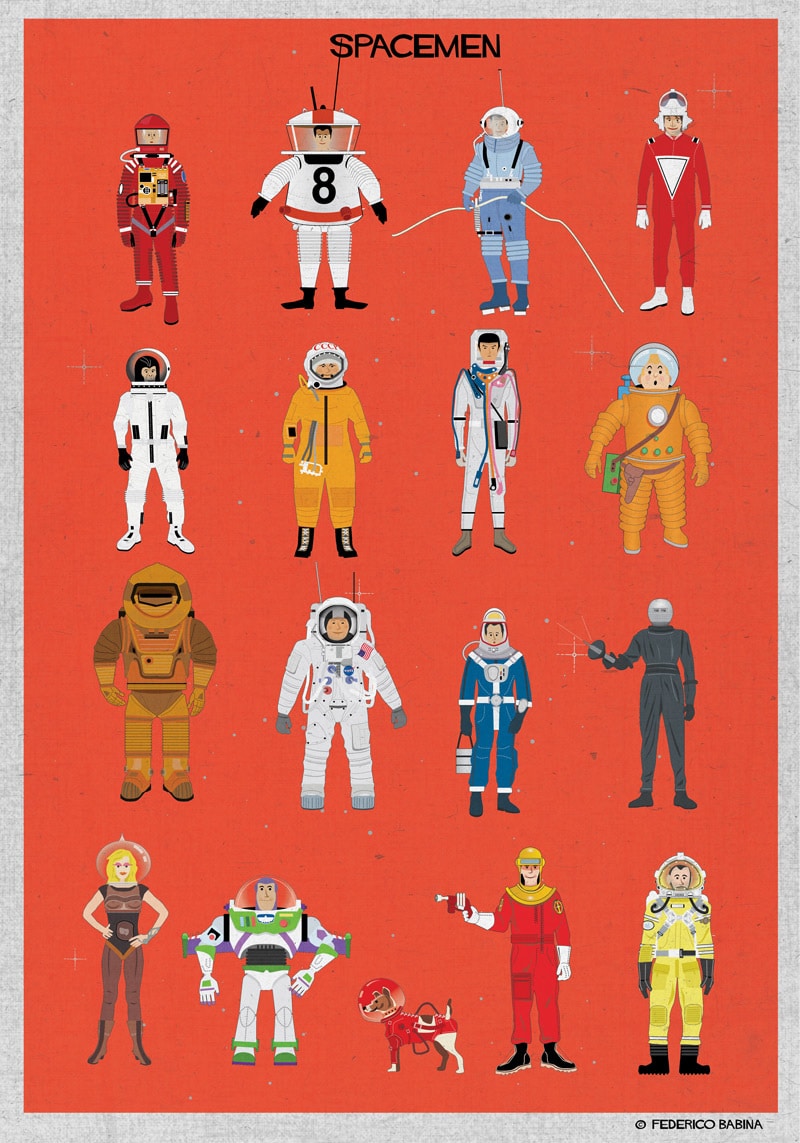 La ciencia ficción resumida en 4 posters