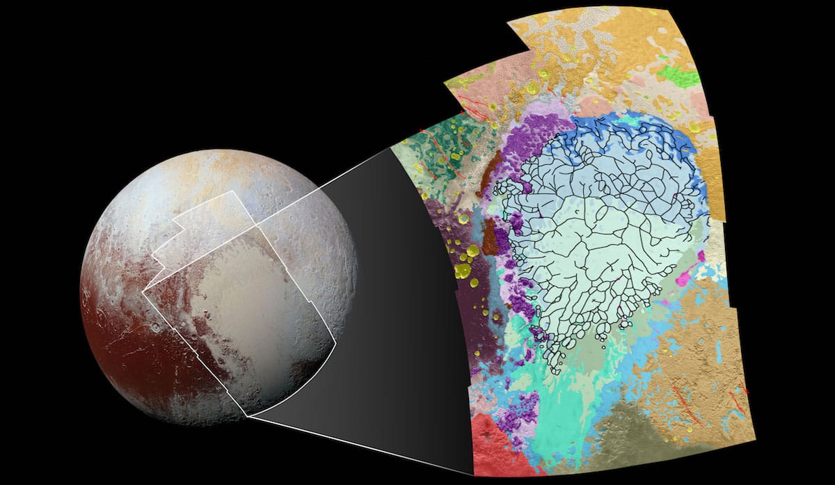 La Nasa elabora un mapa geológico de Plutón