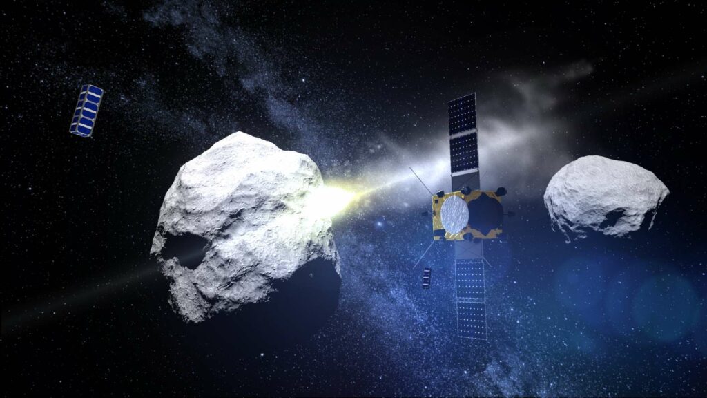 La NASA y la ESA moverán una pequeña luna mediante un impacto 1 la nasa y la esa moveran una pequena luna mediante un impacto La NASA y la ESA moverán una pequeña luna mediante un impacto