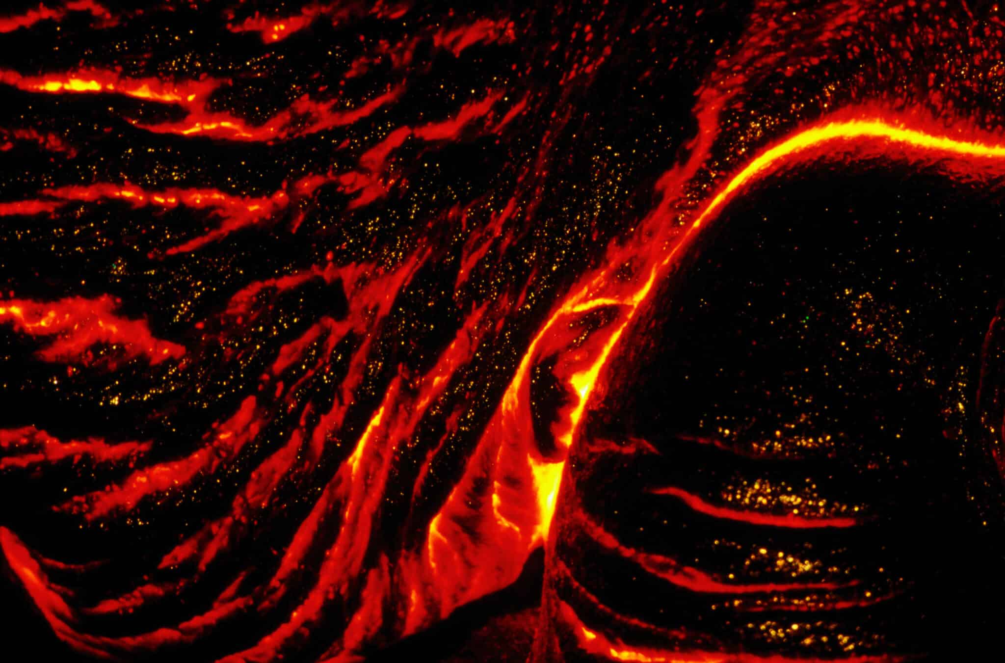 La peligrosa belleza de la lava