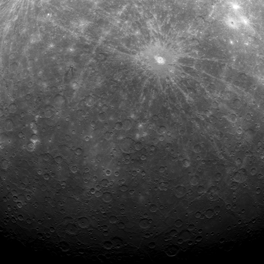 La primera foto de Mercurio