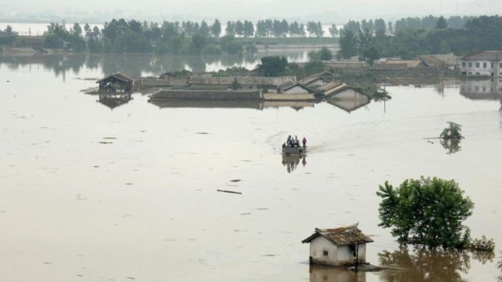 Las inundaciones provocan decenas de muertos en Corea del Norte
