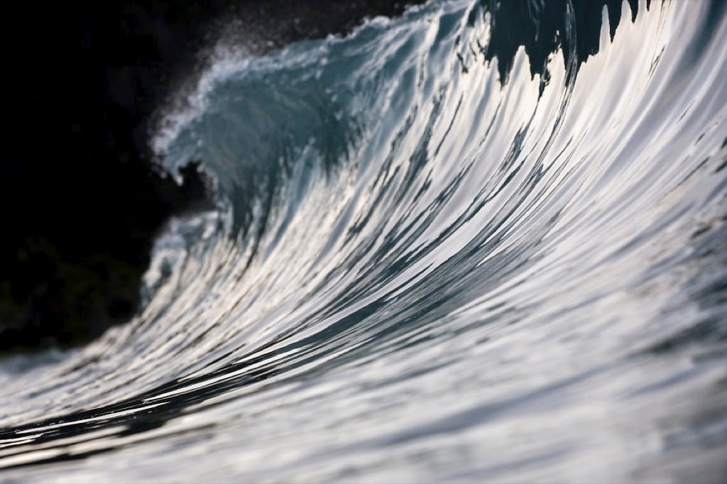 Las olas del mar como nunca las habíamos visto