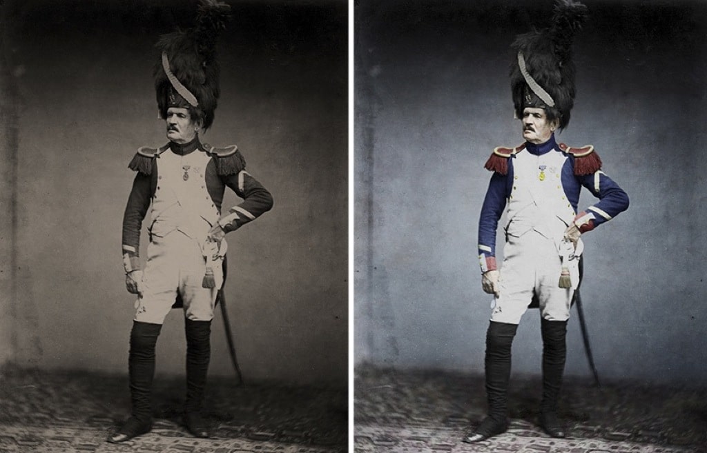 Las únicas fotos existentes de los soldados de Napoleón