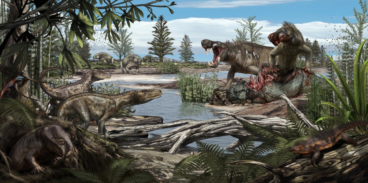 Lo que podemos aprender de los ecosistemas de hace 200 millones de años