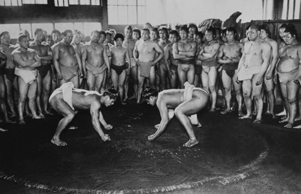 Luchadores de sumo. Los gladiadores japoneses