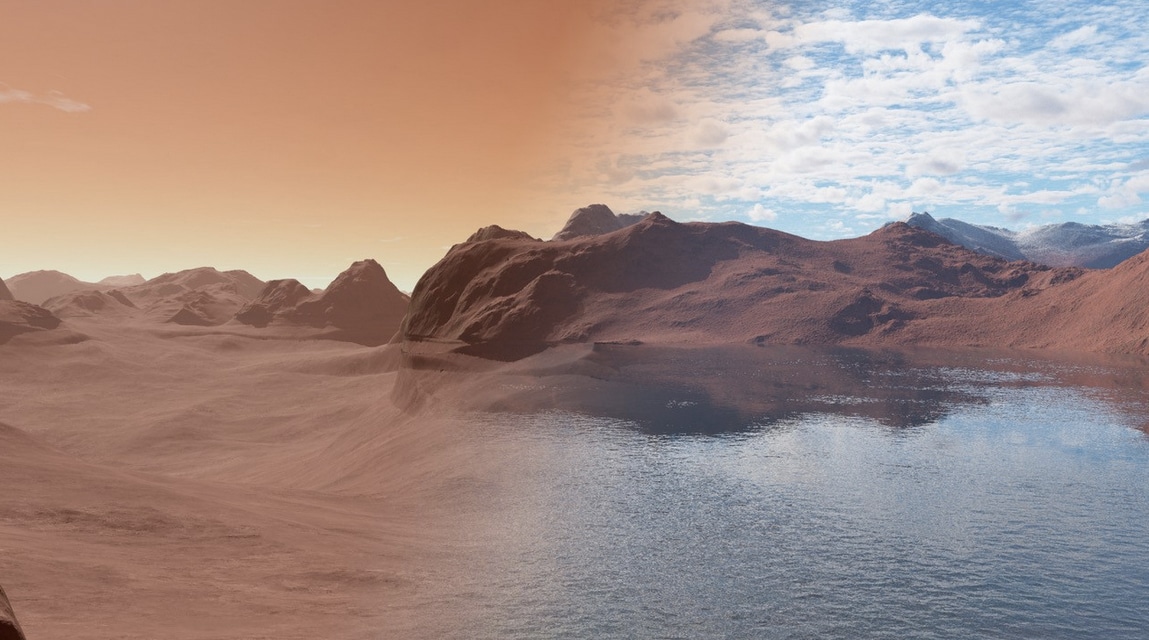 Marte no es tan seco como se pensaba