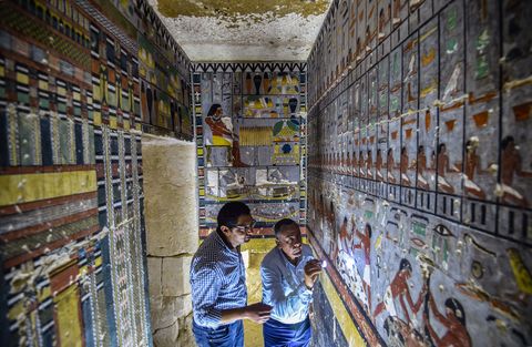 Cuatro mil años después esta tumba egipcia parece recién pintada