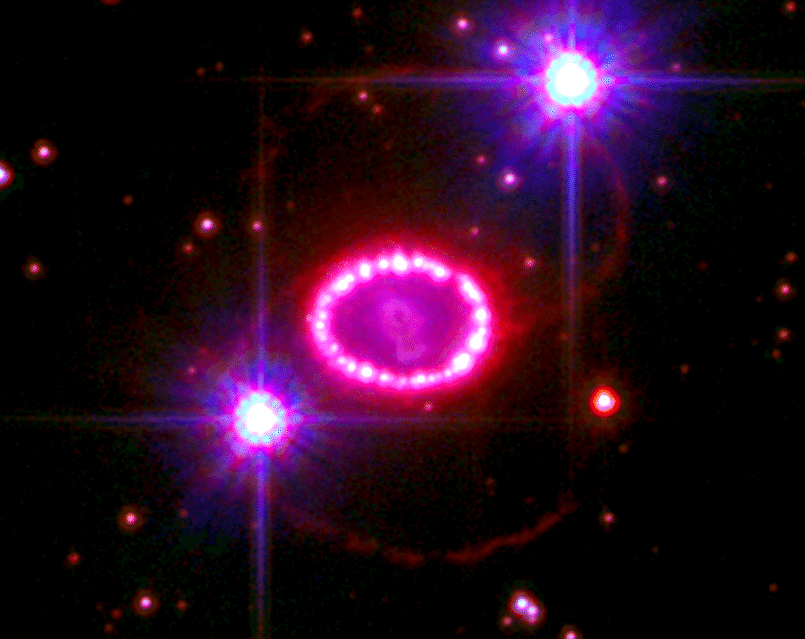 Observan, por primera vez, el campo magnético de una supernova