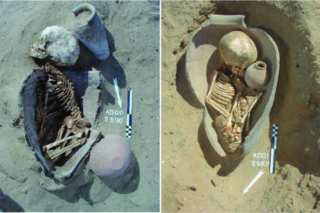 ¿Por qué los egipcios enterraban a los niños en vasijas?