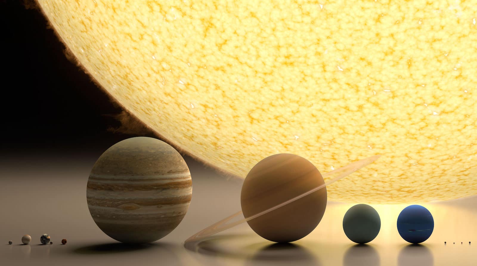 ¿Por qué los planetas tienen distintos tamaños?