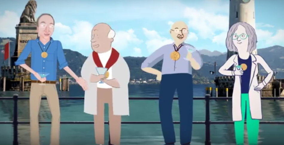 Premios Nobel explican sus hallazgos con dibujos animados