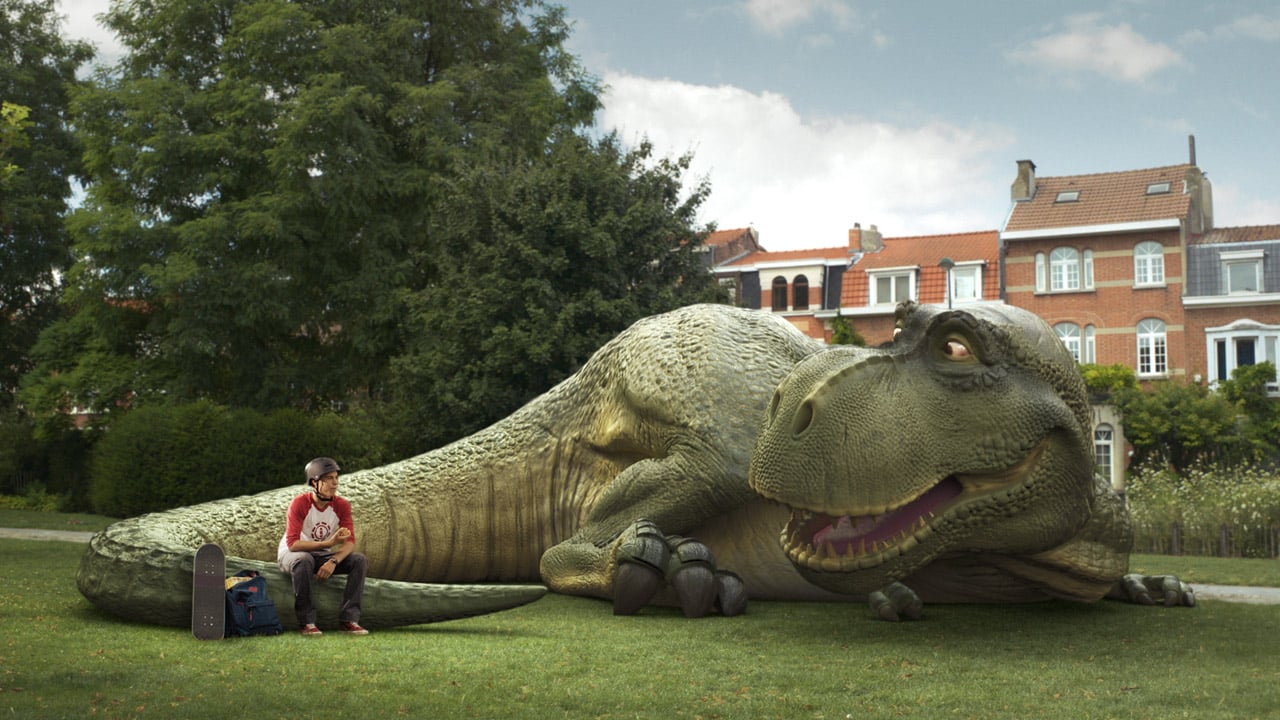 ¿Qué debes hacer si descubres un dinosaurio en tu jardín?