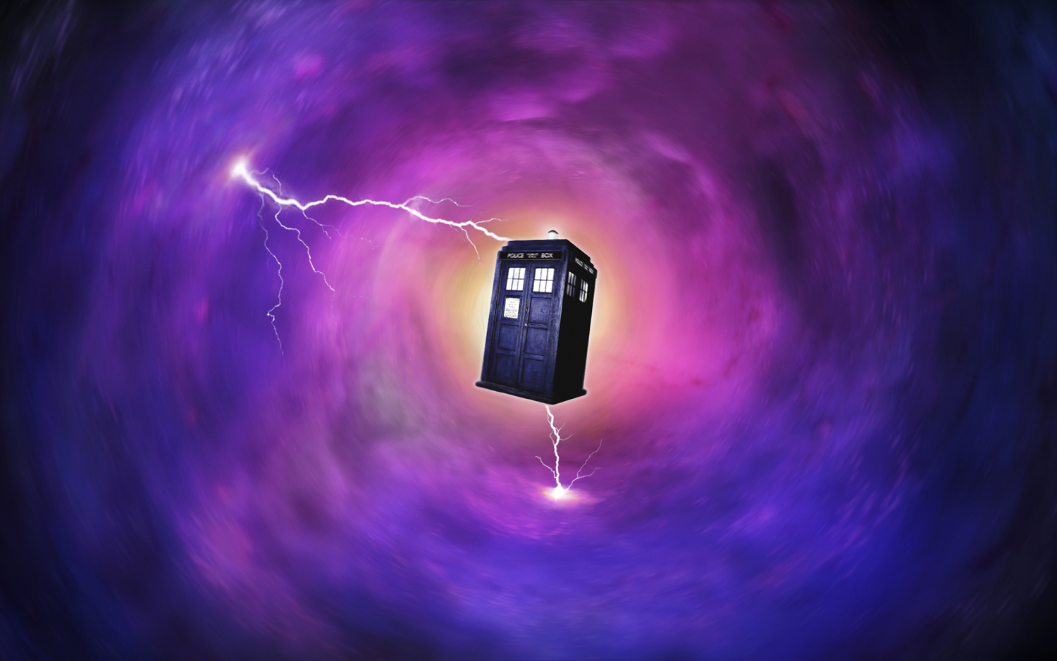 ¿Qué es el túnel con luces azules que sale en la secuencia de apertura de la serie Dr.Who?
