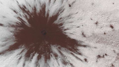 En Marte hay un nuevo y espectacular cráter