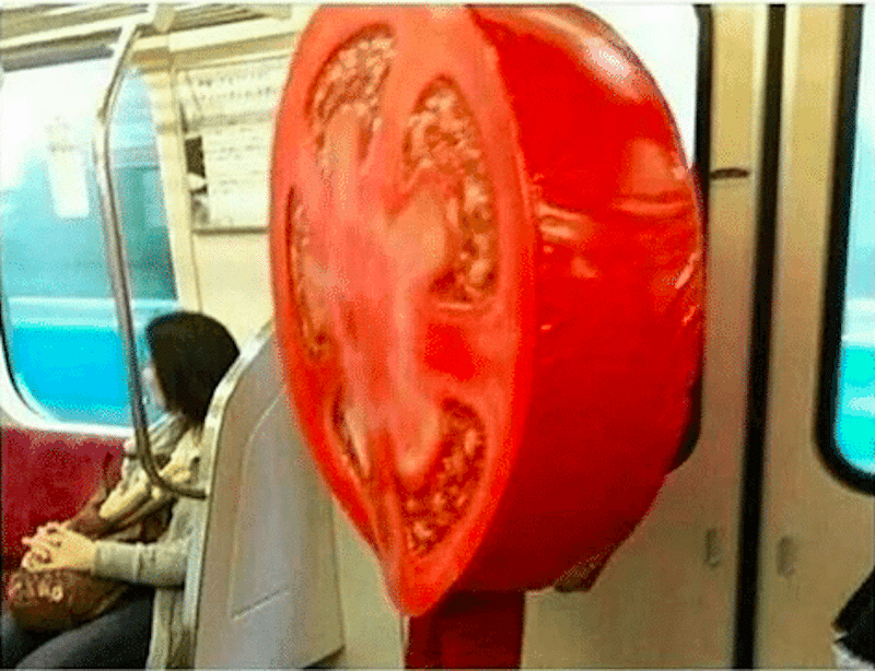 ¿Qué tienen que ver los tomates con el metro?