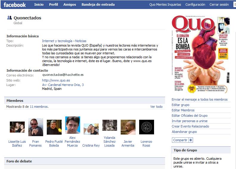 ¡Quo está en Facebook!