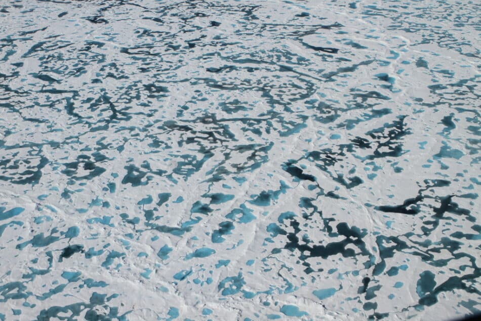 Resuelto el misterio del hielo verde del Ártico