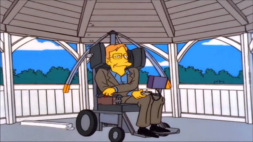 Stephen Hawking, el científico que salía en anuncios de coches deportivos y en Los Simpson
