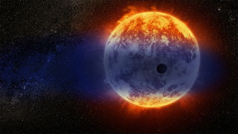 Descubren un exoplaneta que se está evaporando