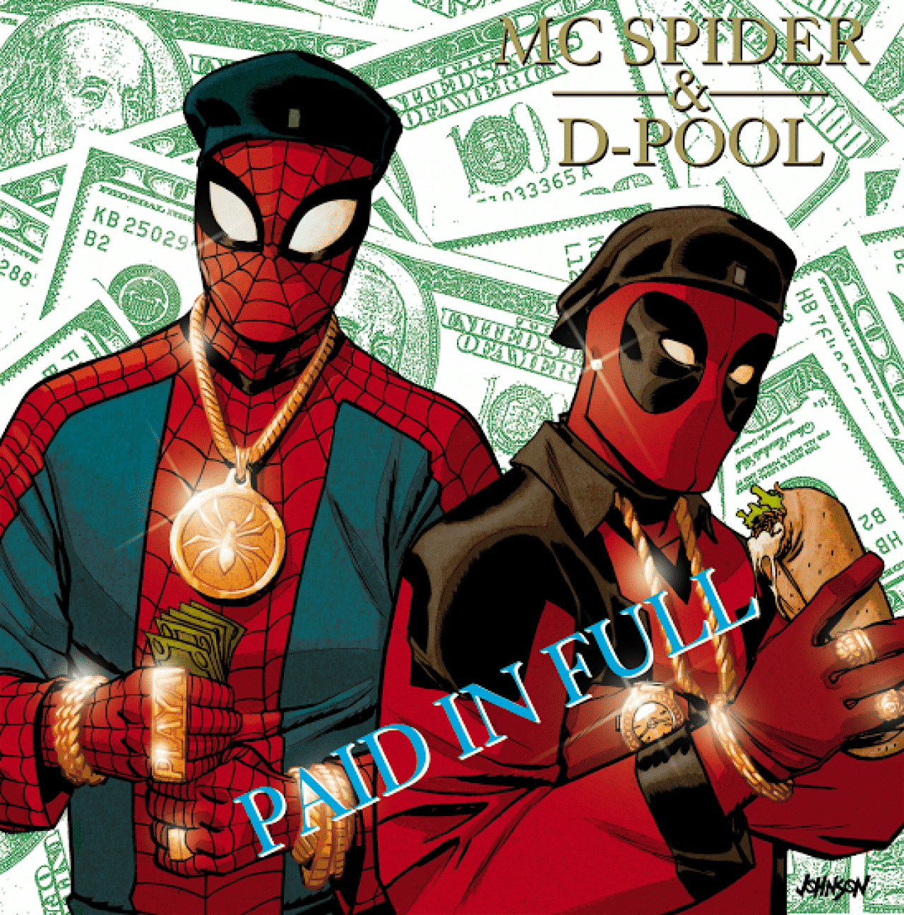 Superhéroes de Marvel al estilo Hip Hop