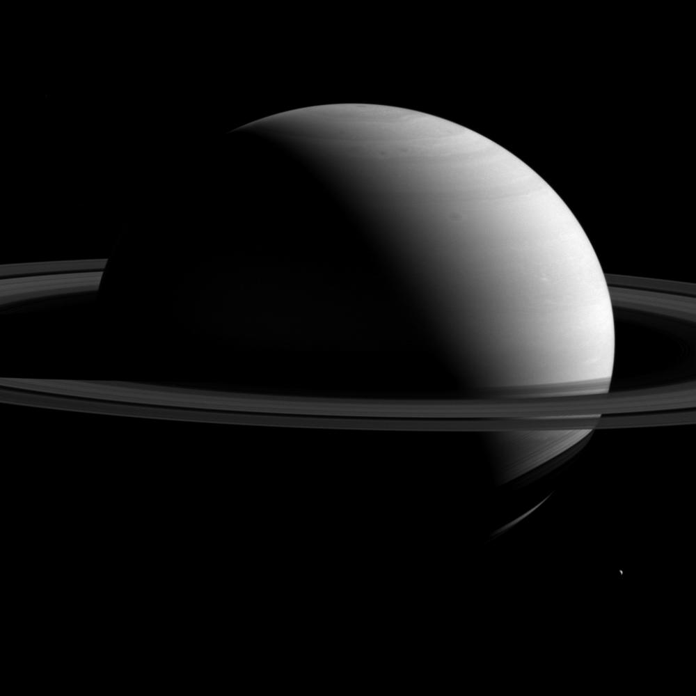 Un increíble primer plano del poderoso Saturno