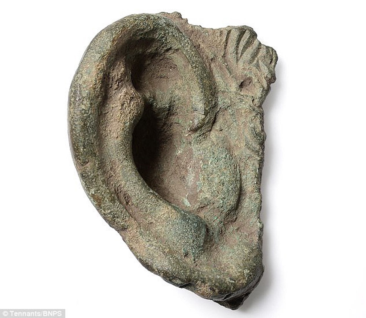 Un romano perdió esta oreja hace dos mil años