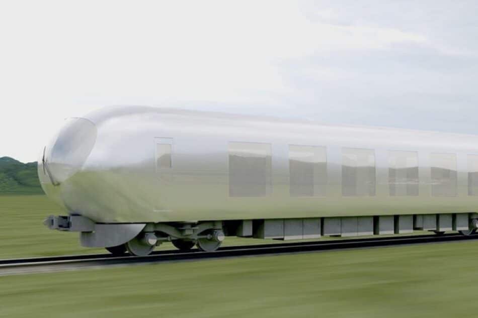 Un tren transparente