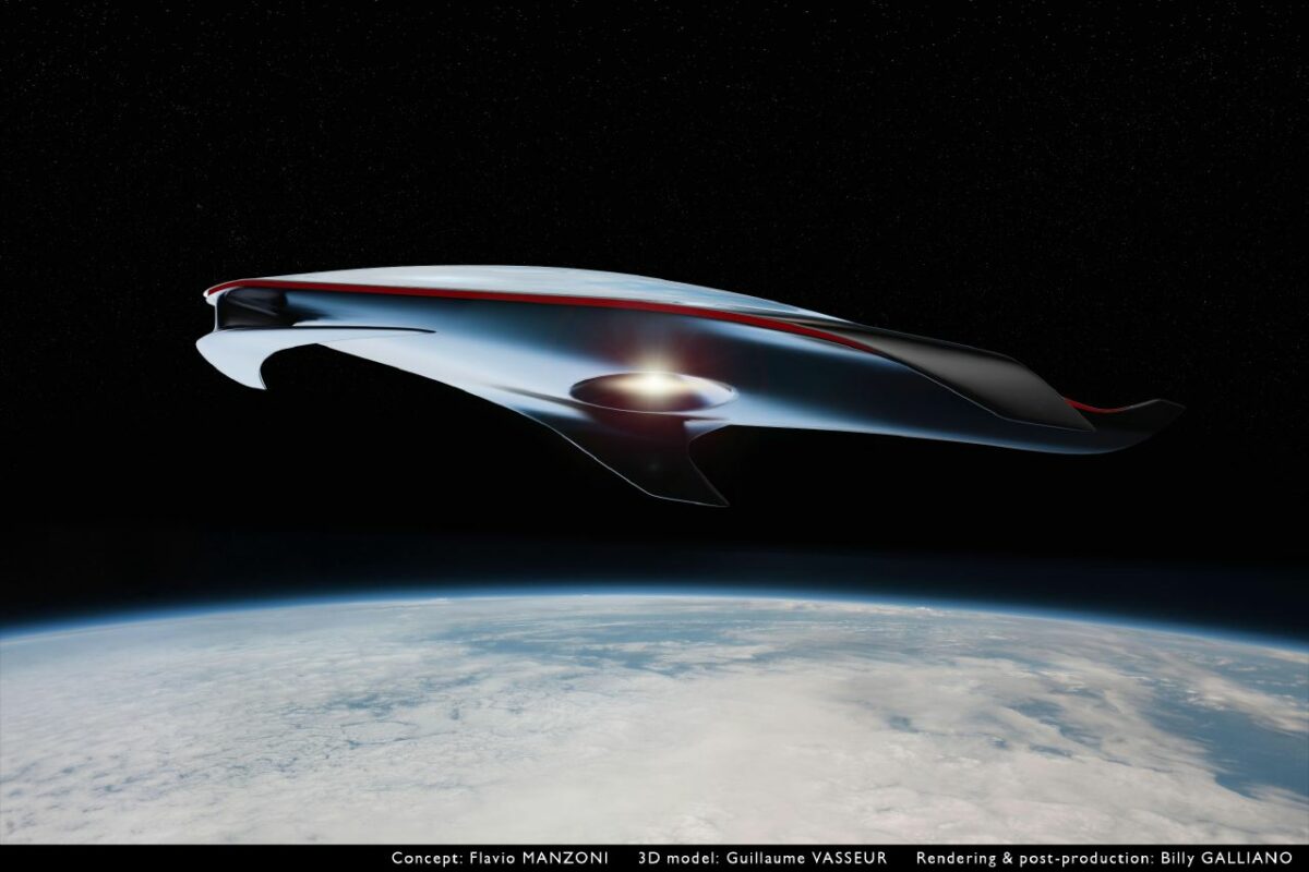 Una impresionante nave espacial con alma de Ferrari