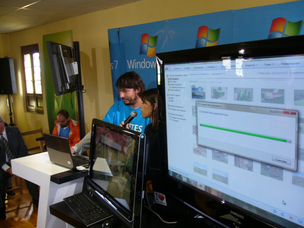 En la presentación de Windows 7 1 windows 7 presentacion En la presentación de Windows 7