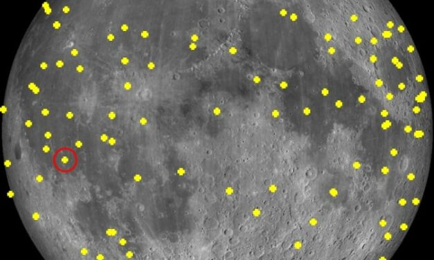 Detectados 102 impactos de meteoritos en el lado oscuro de la Luna