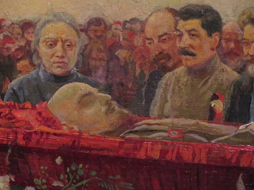 Los funerales de Lenin