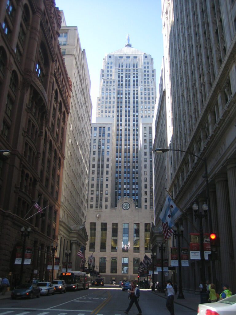 Edificio de la Cámara de Comercio de Chicago en La Salle Street
