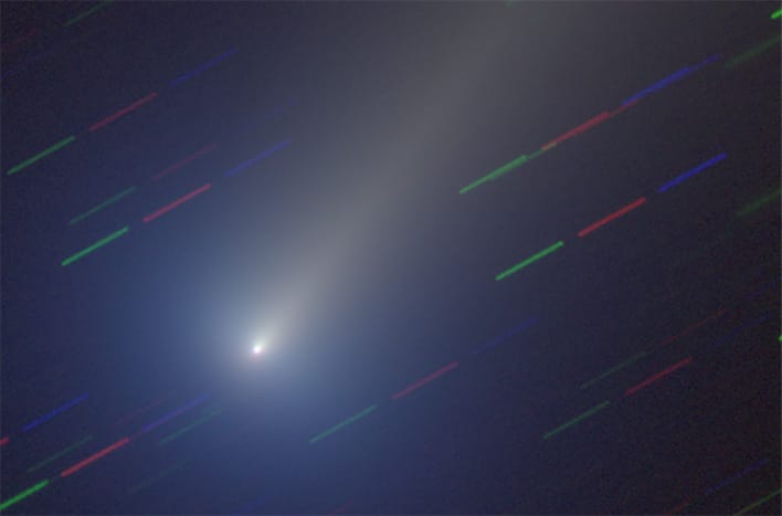 El cometa Leonard, la ‘estrella de Navidad’, visto desde España