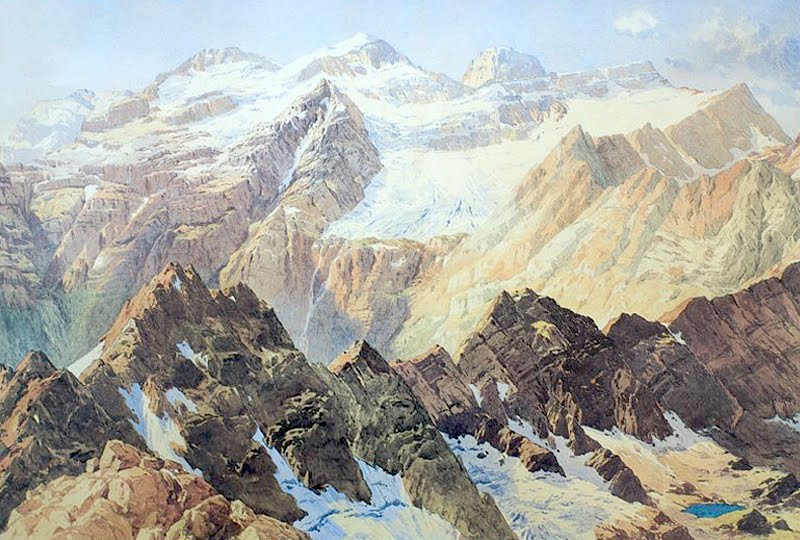 Franz Schrader (1844-1924) -Le mont PErdu Pyrenées