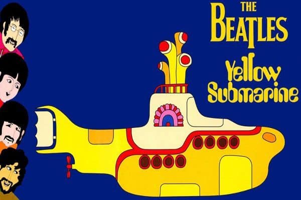 El Yellow submarine de los Beatles