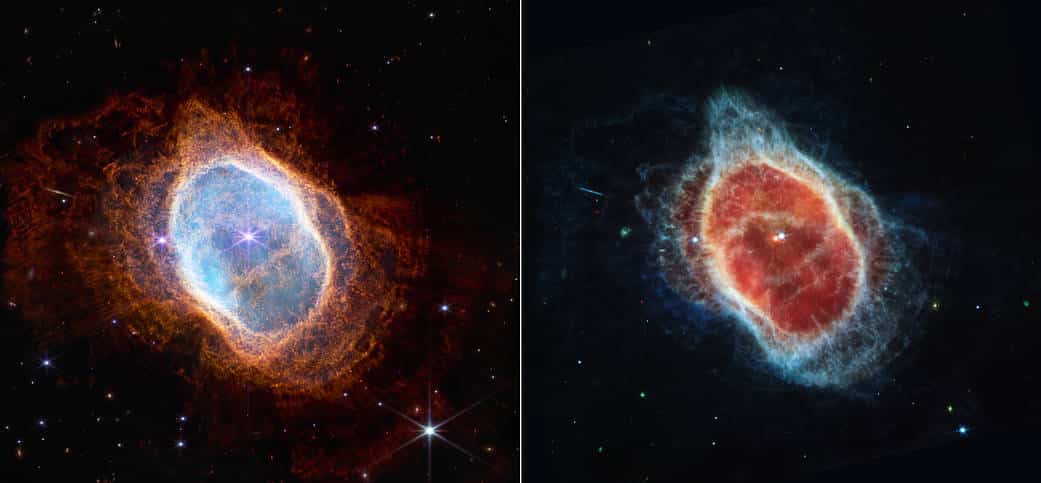 Una bellísima estrella moribunda, capturada por el telescopio James Webb