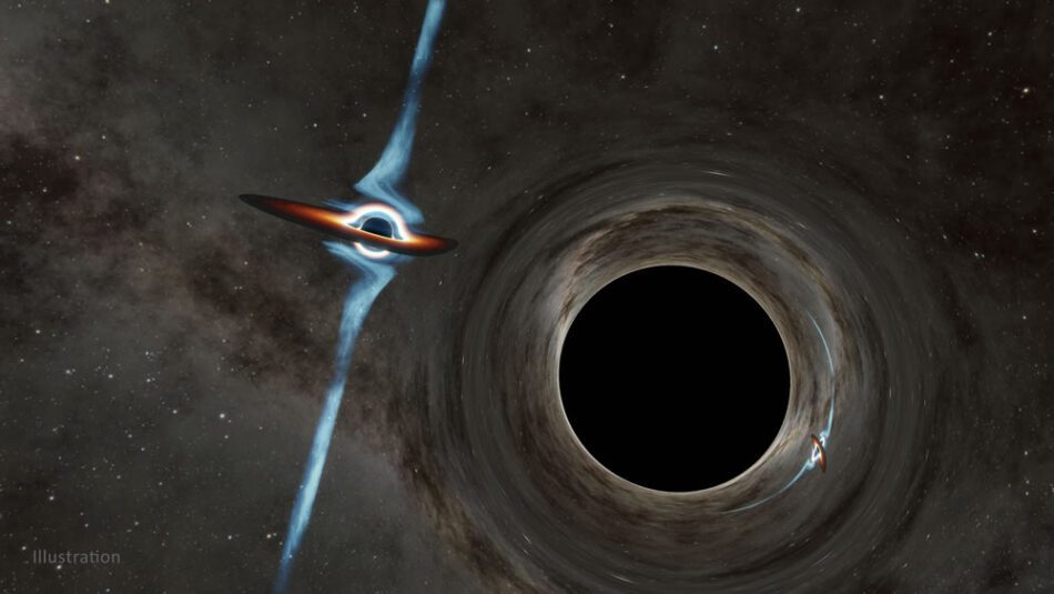 Colisión inminente de dos agujeros negros (y tenemos tecnología para sentir el zambombazo)