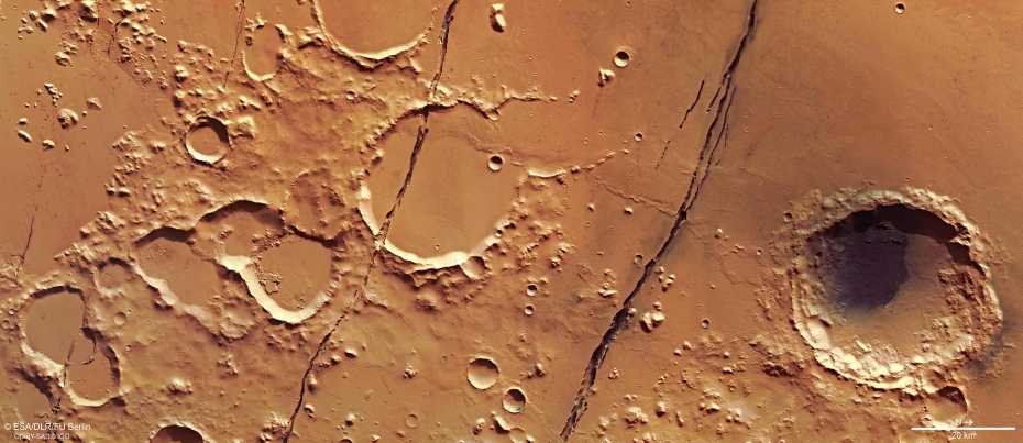 fosa de Cerbero en Marte