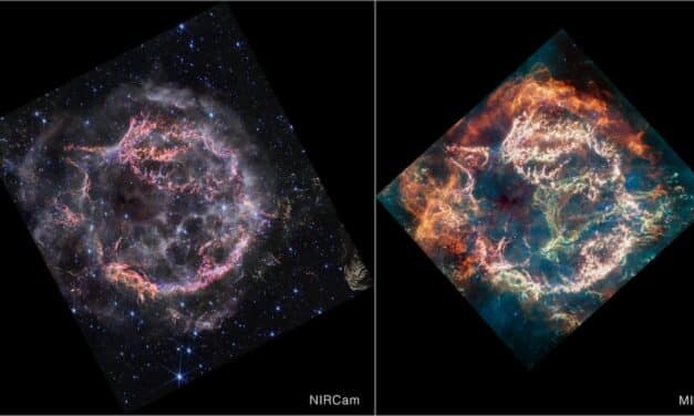 El telescopio Webb de la NASA deslumbra con una nueva imagen de la explosión de una estrella