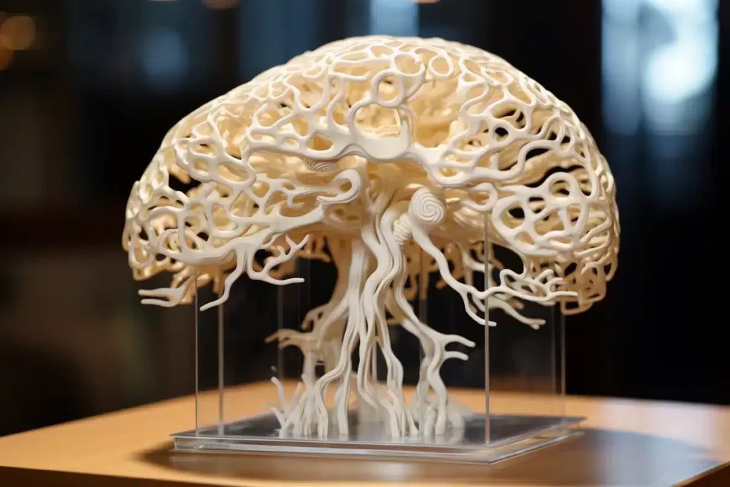 Así es el primer tejido de cerebro humano impreso en 3D 1 Credit: Neuroscience News