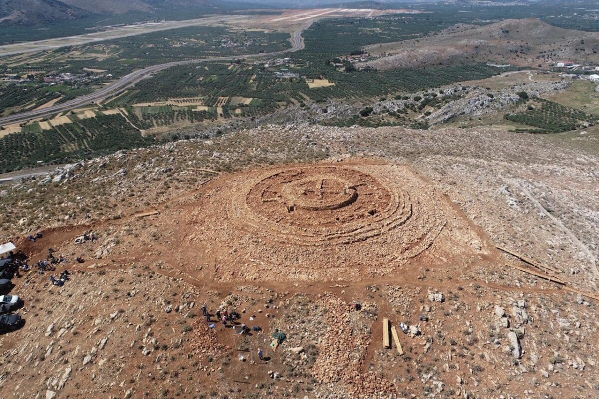 Una misteriosa estructura circular descubierta en Creta asombra a los arqueólogos