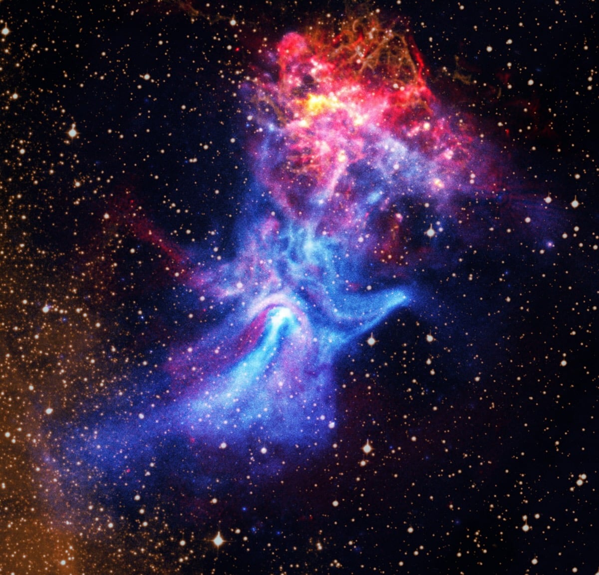 La nueva imagen de la «mano de Dios» descubierta por los telescopios de la NASA (que tú no podrías ver)