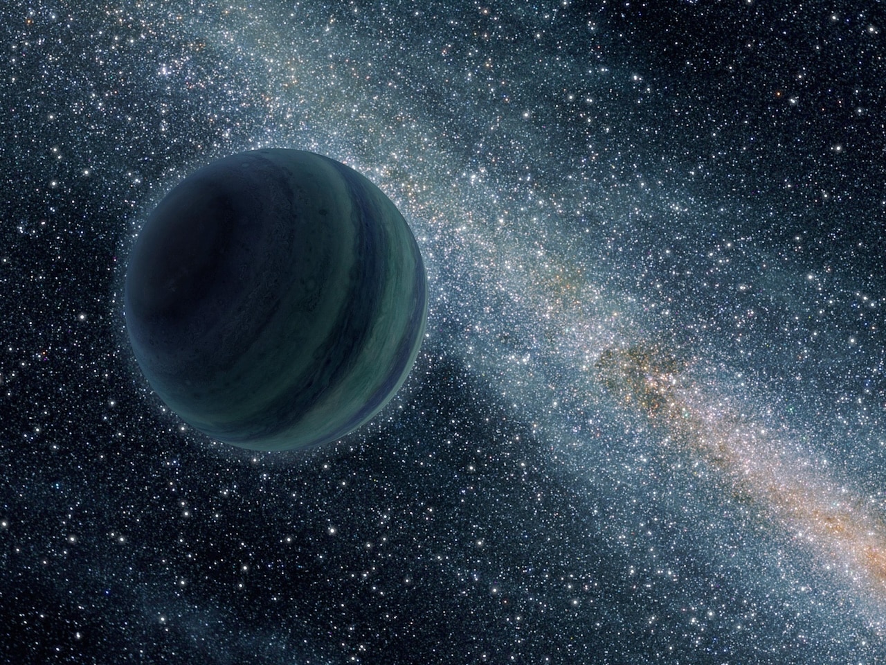 Los astronomos miden por primera vez la masa y la distancia de un planeta errante