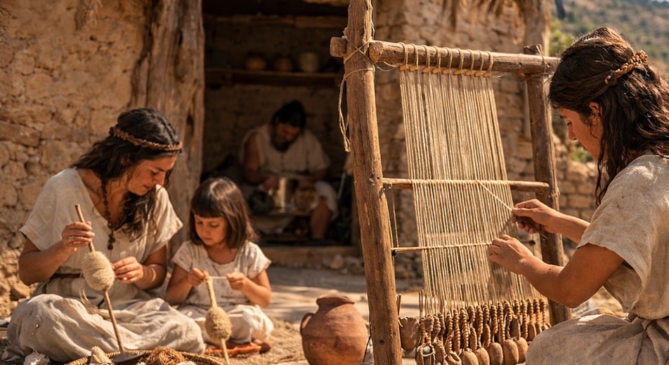 Cómo se hacía la ropa en la edad de bronce en España