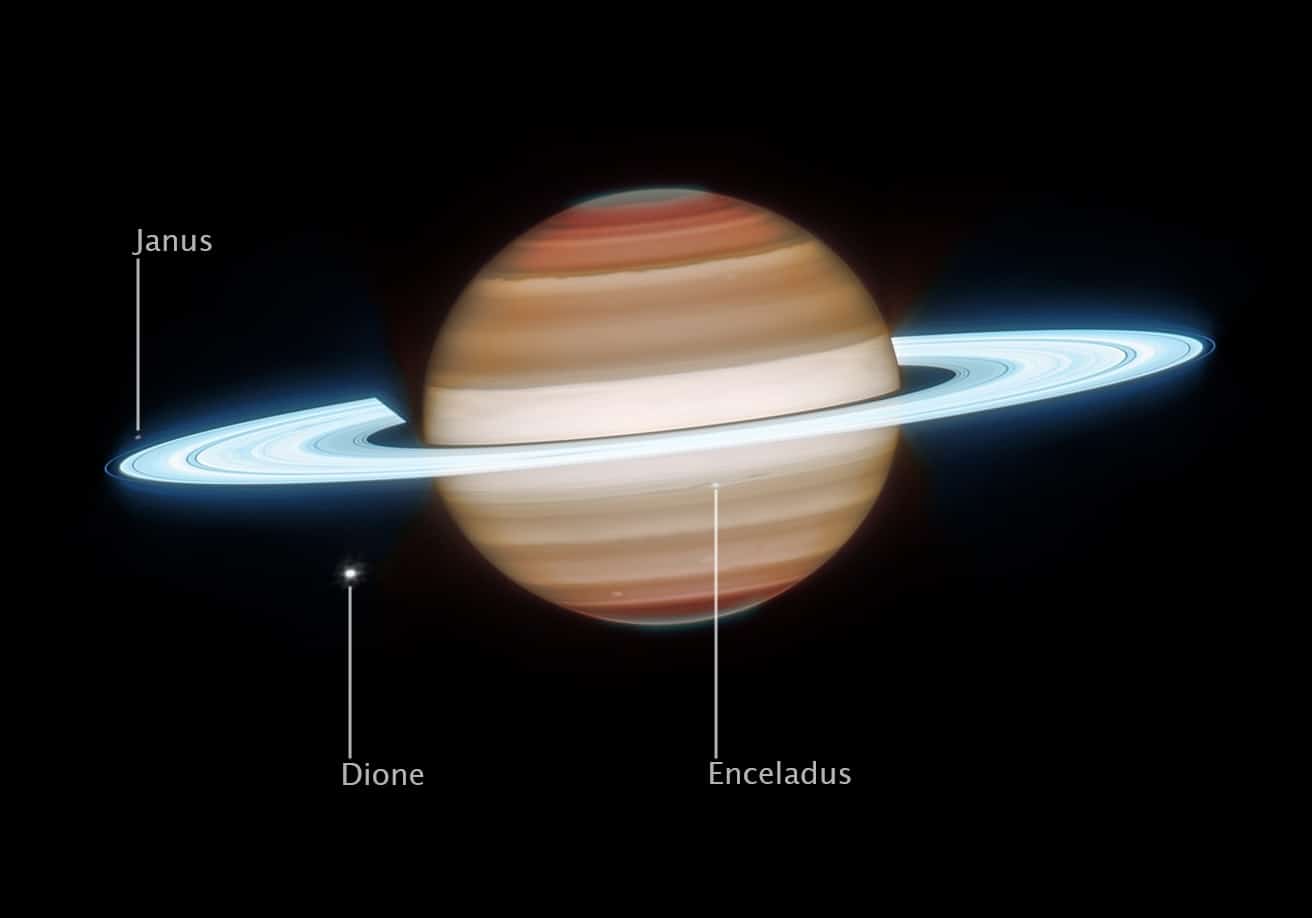VIDEO: La NASA comparte las mejores imágenes de Saturno de la historia