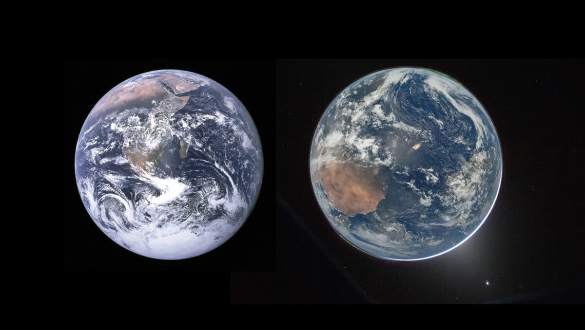 La fotografía de la Tierra desde el espacio de Apollo y Artemis, ¿puedes ver las diferencias?