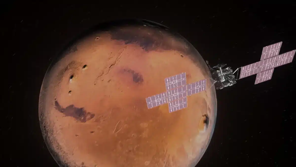 La sonda espacial Psyche utiliza Marte como catapulta para alcanzar un misterioso mundo metálico 