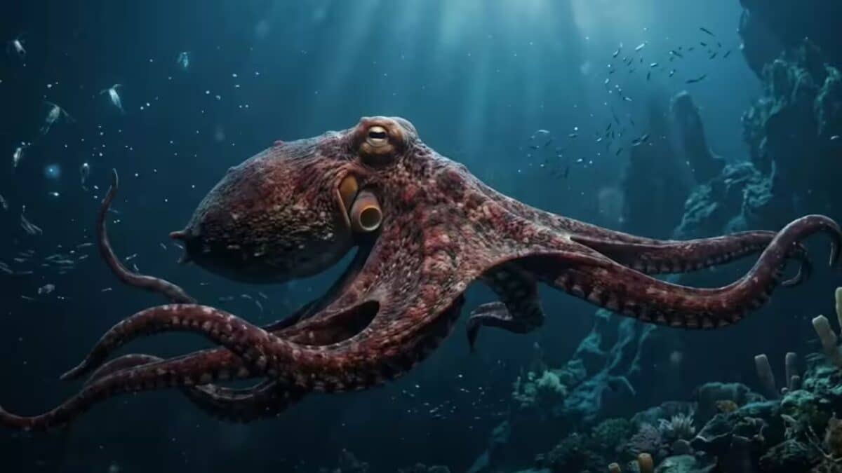 El verdadero kraken: un pulpo prehistórico del tamaño de un autobús que trituraba huesos 