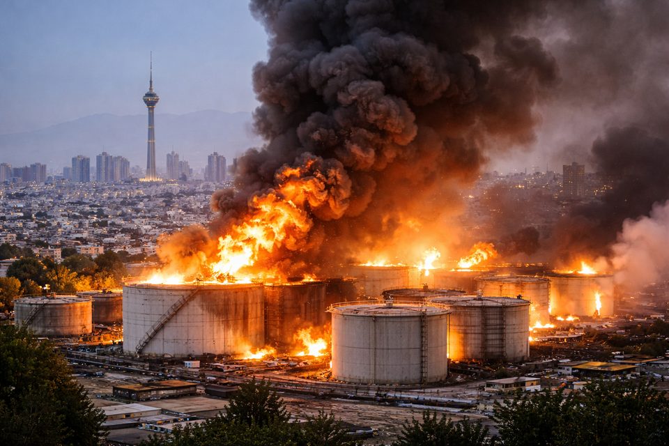 El ataque a las refinerías de Irán liberó tanta contaminación como un volcán: así lo midieron los satélites 